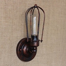 Designer Touch Decorative Simple Vintage Country Retro Electroplate Feature for Mini Style Ambient Light Wall Sconces