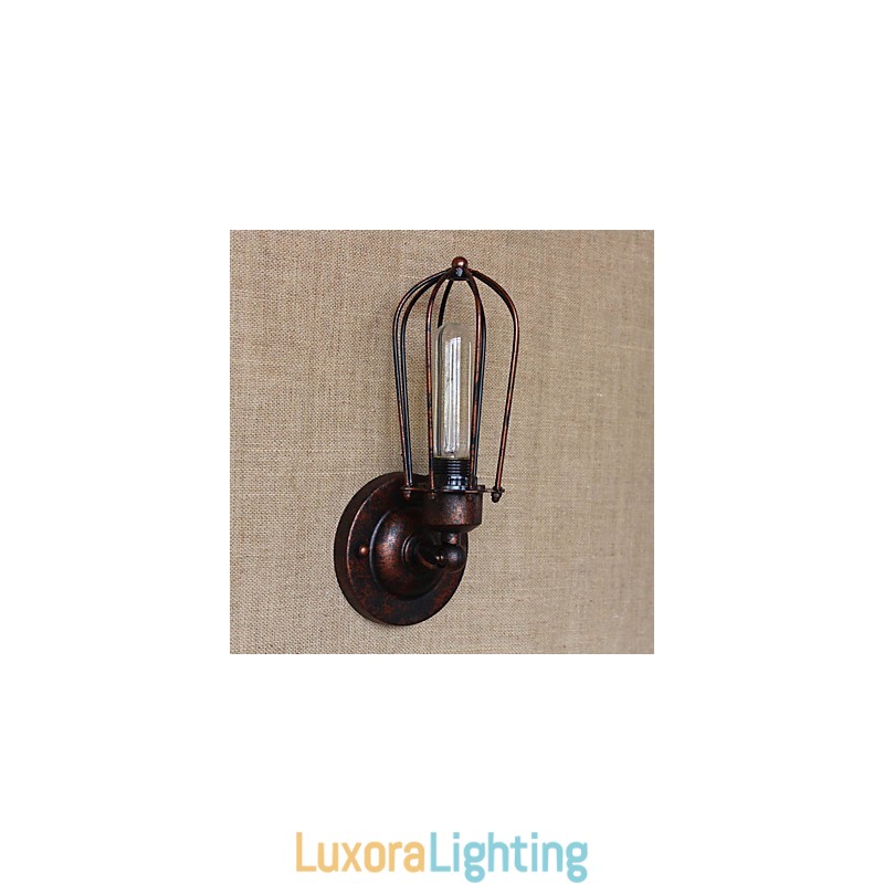 Designer Touch Decorative Simple Vintage Country Retro Electroplate Feature for Mini Style Ambient Light Wall Sconces