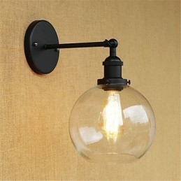 Designer Touch Decorative Country Retro Painting Feature for Mini Style Eye Protection Ambient Light Wall Sconces
