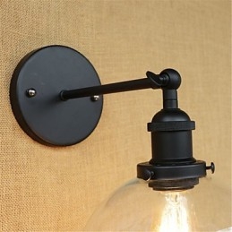 Designer Touch Decorative Country Retro Painting Feature for Mini Style Eye Protection Ambient Light Wall Sconces