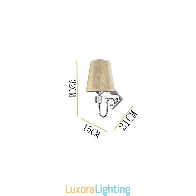 Designer Touch Decorative Modern Contemporary Electroplated Feature Uplight Wall Sconces Wall Light