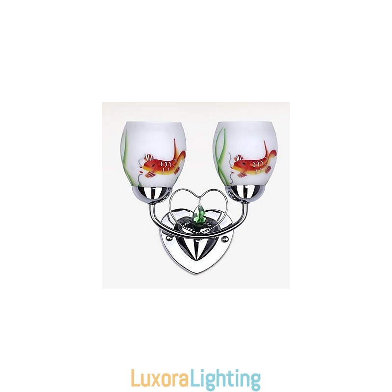 Designer Touch Decorative Simple Other Feature for Crystal Ambient Light Wall Sconces Wall Light