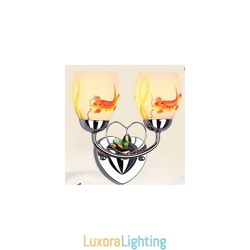 Designer Touch Decorative Simple Other Feature for Crystal Ambient Light Wall Sconces Wall Light