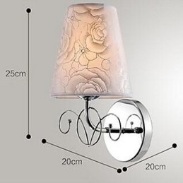 Designer Touch Decorative Modern Contemporary Electroplated Feature Uplight Wall Sconces Wall Light