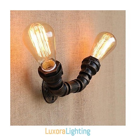 Designer Touch Decorative Nostalgia Simple Water Pipe Small Wall Lamp Wall Light