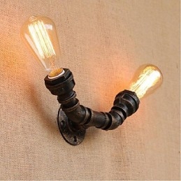 Designer Touch Decorative Nostalgia Simple Water Pipe Small Wall Lamp Wall Light