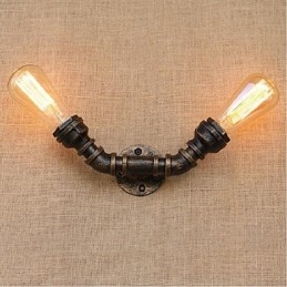 Designer Touch Decorative Nostalgia Simple Water Pipe Small Wall Lamp Wall Light