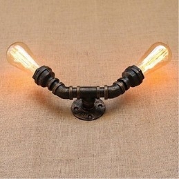 Designer Touch Decorative Nostalgia Simple Water Pipe Small Wall Lamp Wall Light