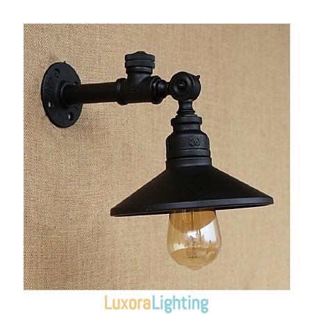 Designer Touch Decorative Rustic Lodge Painting Feature for Ambient Light Wall Sconces Wall Light