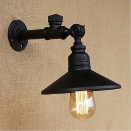 Designer Touch Decorative Rustic Lodge Painting Feature for Ambient Light Wall Sconces Wall Light