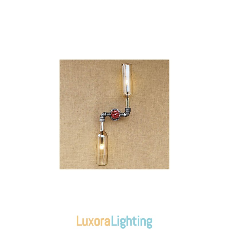 Designer Touch Decorative Rustic Lodge Brass Feature for Ambient Light Wall Sconces Wall Light Amber