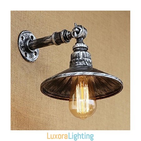 Designer Touch Decorative Industrial Style Nordic Water Pipe Wall Lamp Wall Light Silver