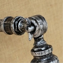 Designer Touch Decorative Industrial Style Nordic Water Pipe Wall Lamp Wall Light Silver