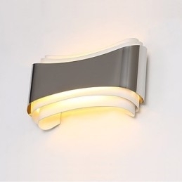Designer Touch Decorative Integrated Modern Contemporary Chrome Feature for Ambient Light Wall Sconces Wall Light