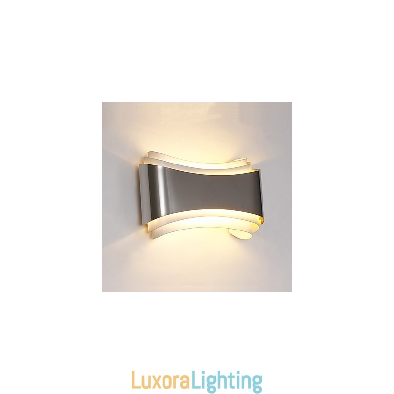 Designer Touch Decorative Integrated Modern Contemporary Chrome Feature for Ambient Light Wall Sconces Wall Light