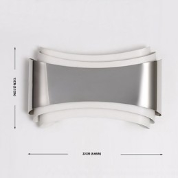 Designer Touch Decorative Integrated Modern Contemporary Chrome Feature for Ambient Light Wall Sconces Wall Light