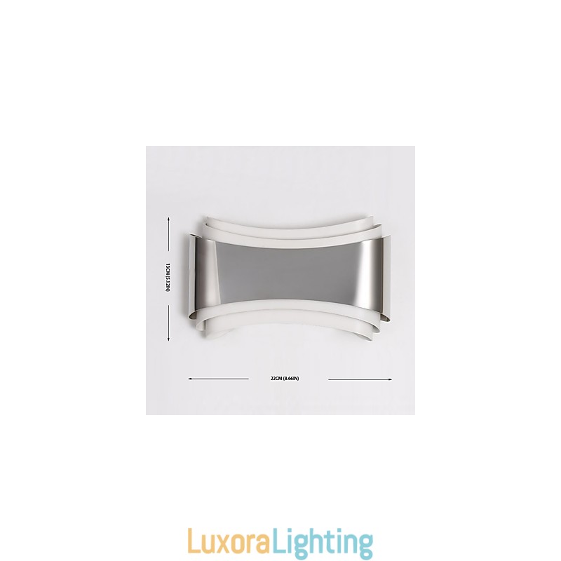 Designer Touch Decorative Integrated Modern Contemporary Chrome Feature for Ambient Light Wall Sconces Wall Light