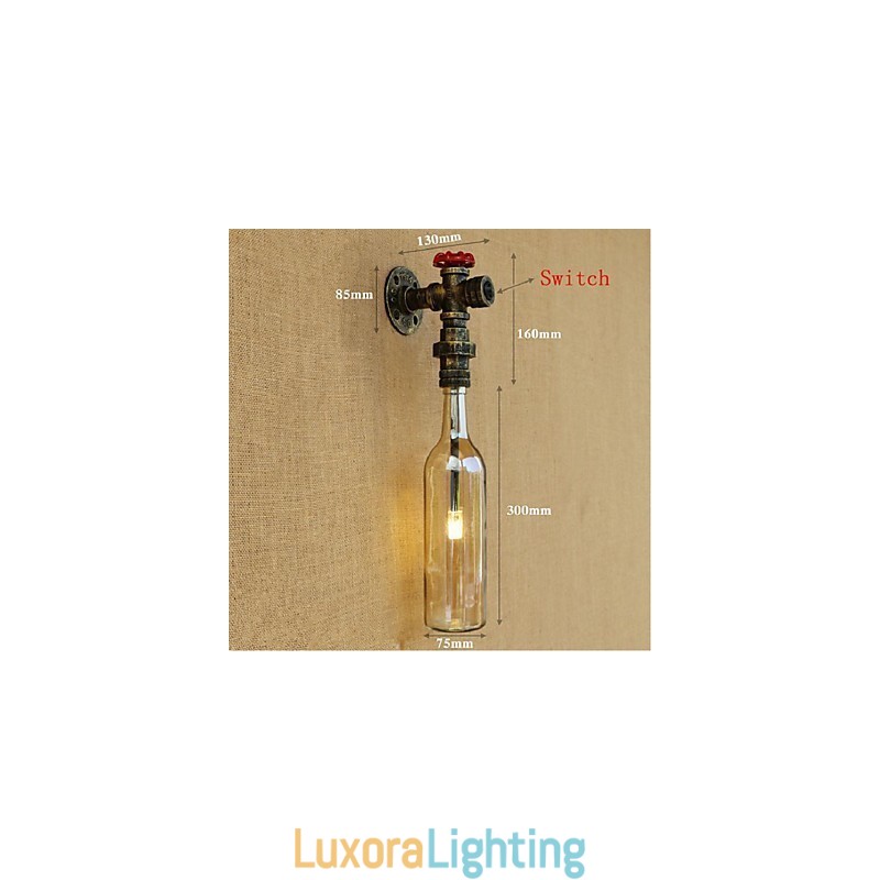 Designer Touch Decorative Amber Water Wall Lamp With Switch Wall Light