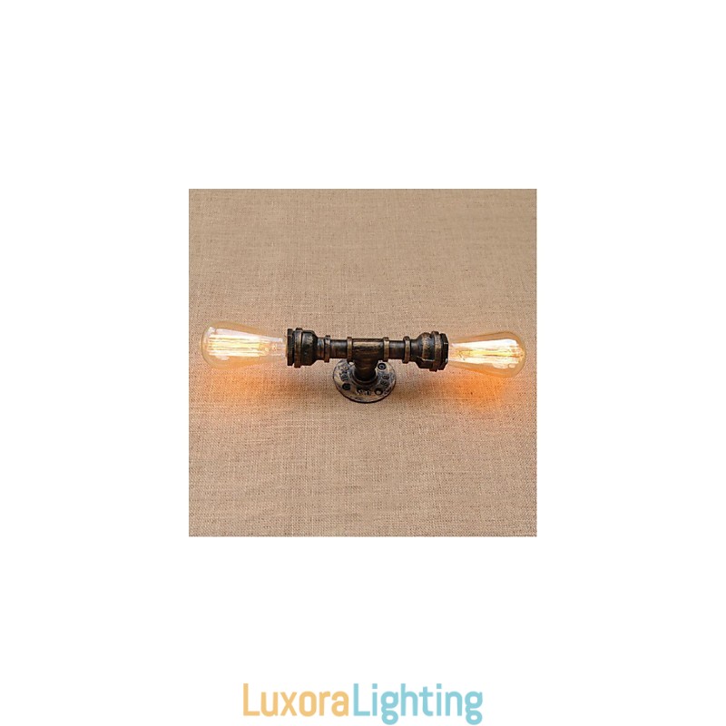 Designer Touch Decorative Nostalgia Simple Water Pipe Small Wall Lamp Wall Light