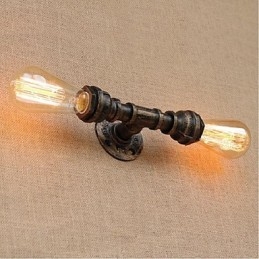 Designer Touch Decorative Nostalgia Simple Water Pipe Small Wall Lamp Wall Light