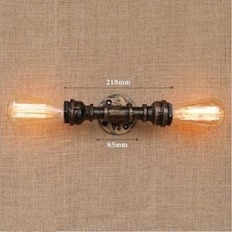Designer Touch Decorative Nostalgia Simple Water Pipe Small Wall Lamp Wall Light
