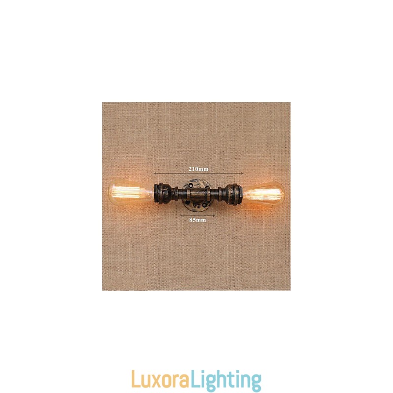 Designer Touch Decorative Nostalgia Simple Water Pipe Small Wall Lamp Wall Light