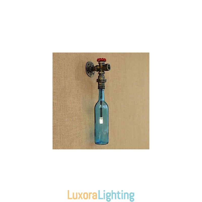 Designer Touch Decorative Wall Switch With Water Pipe Bottle Wall Light