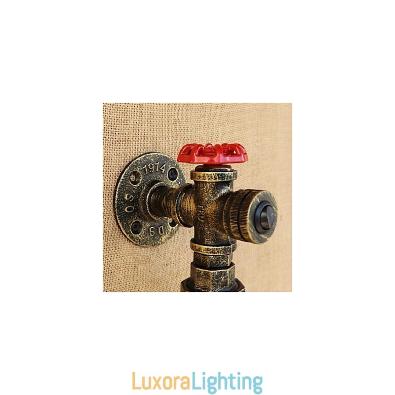 Designer Touch Decorative Wall Switch With Water Pipe Bottle Wall Light