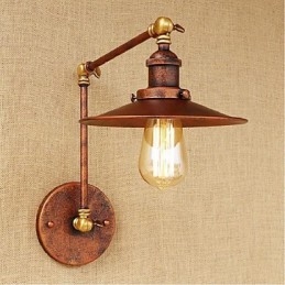 Designer Touch Decorative Long arm Half rusty Industrial Retro Nostalgic Retractable Folding Wall Sconces Wall Light