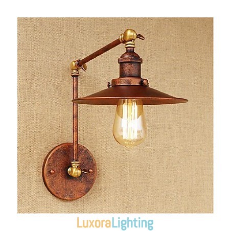 Designer Touch Decorative Long arm Half rusty Industrial Retro Nostalgic Retractable Folding Wall Sconces Wall Light