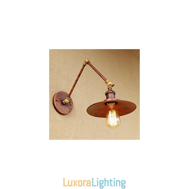Designer Touch Decorative Long arm Half rusty Industrial Retro Nostalgic Retractable Folding Wall Sconces Wall Light