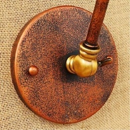 Designer Touch Decorative Long arm Half rust Retro Creative Nostalgic Retractable Folding Wall Sconces Wall Light