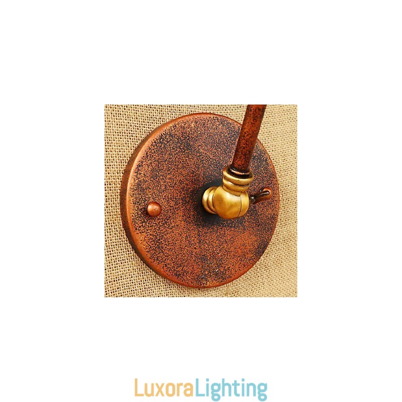 Designer Touch Decorative Long arm Half rust Retro Creative Nostalgic Retractable Folding Wall Sconces Wall Light