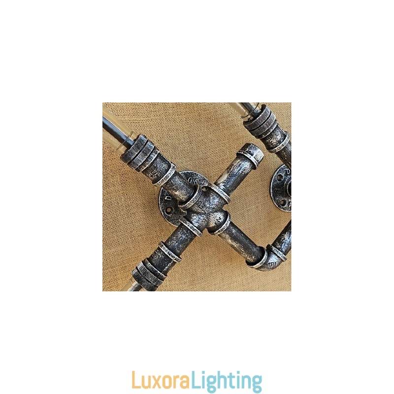 Designer Touch Decorative Rustic Lodge Painting Feature for Ambient Light Wall Sconces Wall Light