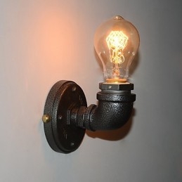 Designer Touch Decorative Simple Retro Industrial Iron Pipe wall lamp Wall Fixture