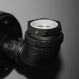 Designer Touch Decorative Simple Retro Industrial Iron Pipe wall lamp Wall Fixture