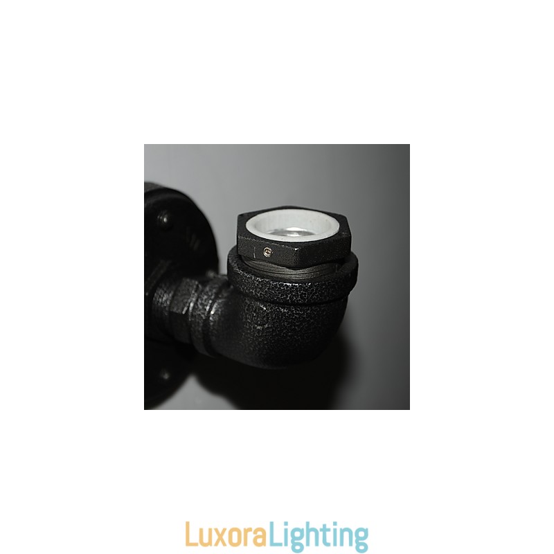 Designer Touch Decorative Simple Retro Industrial Iron Pipe wall lamp Wall Fixture