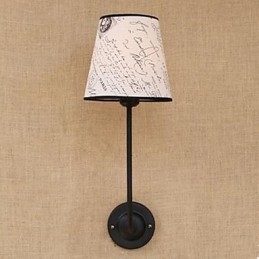 Designer Touch Decorative Modern Succinct Fashion Bar Restaurant Nostalgic Breakfast Cloth Cover Wall Lamp Wrought Iron Bend