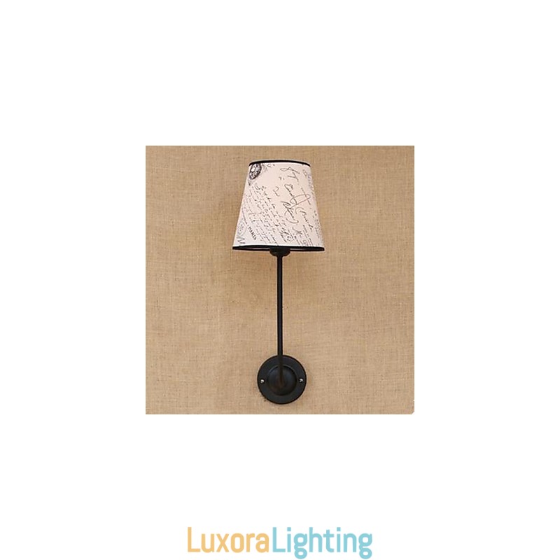 Designer Touch Decorative Modern Succinct Fashion Bar Restaurant Nostalgic Breakfast Cloth Cover Wall Lamp Wrought Iron Bend