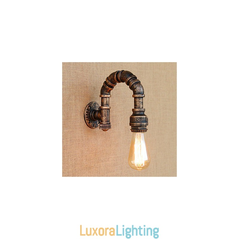 Designer Touch Decorative Rustic Lodge Painting Feature for Ambient Light Wall Sconces Wall Light