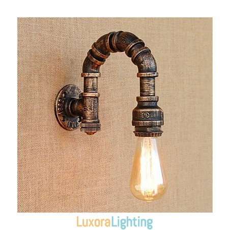 Designer Touch Decorative Rustic Lodge Painting Feature for Ambient Light Wall Sconces Wall Light