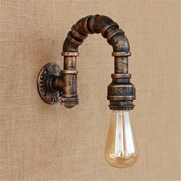 Designer Touch Decorative Rustic Lodge Painting Feature for Ambient Light Wall Sconces Wall Light