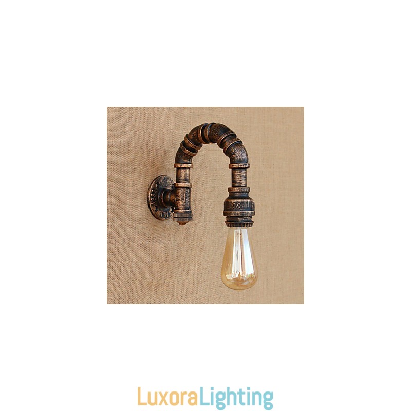 Designer Touch Decorative Rustic Lodge Painting Feature for Ambient Light Wall Sconces Wall Light