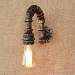 Designer Touch Decorative Rustic Lodge Painting Feature for Ambient Light Wall Sconces Wall Light