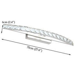 Designer Touch Decorative Contemporary Crystal Wall Bathroom Lighting