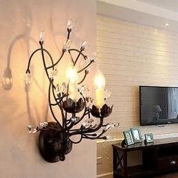 Designer Touch Decorative Modern Contemporary Traditional Classic Rustic Lodge Country Painting Feature for Crystal Uplight