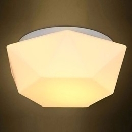 Designer Touch Decorative Creative White Diamond Glass Dome Light Absorb