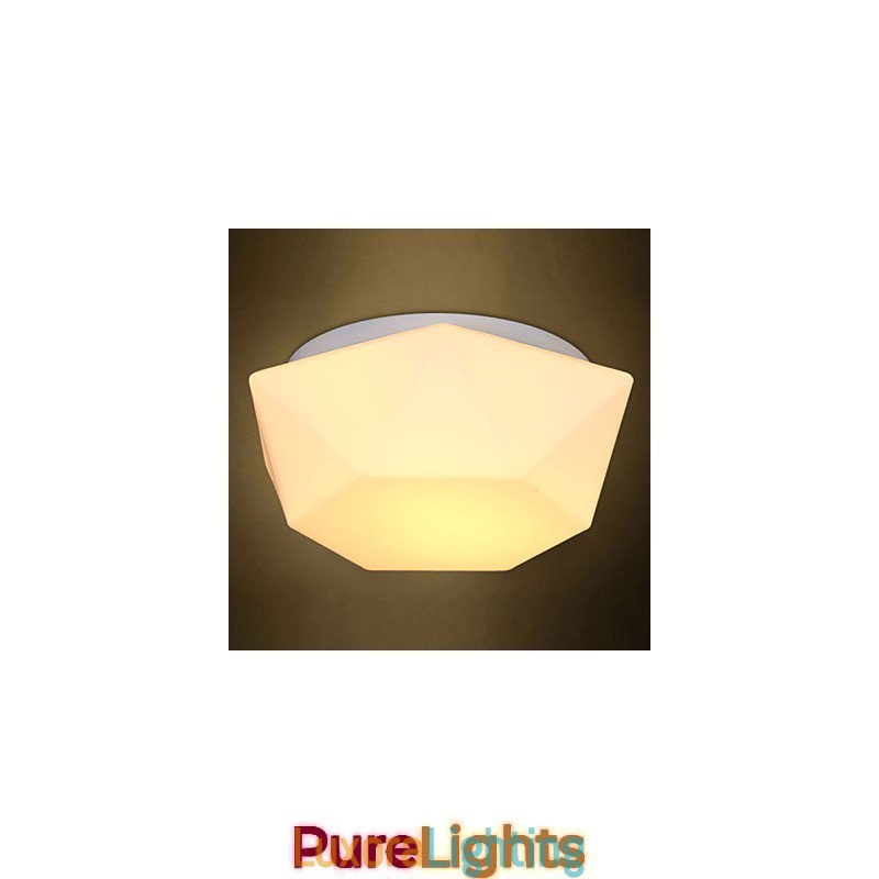 Designer Touch Decorative Creative White Diamond Glass Dome Light Absorb