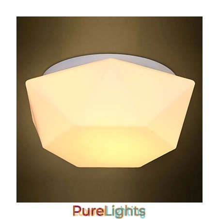 Designer Touch Decorative Creative White Diamond Glass Dome Light Absorb