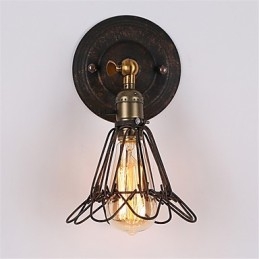 Designer Touch Decorative Retro Industrial Style Country Metal Wall Lights Restaurant Cafe Mini Wall Sconces
